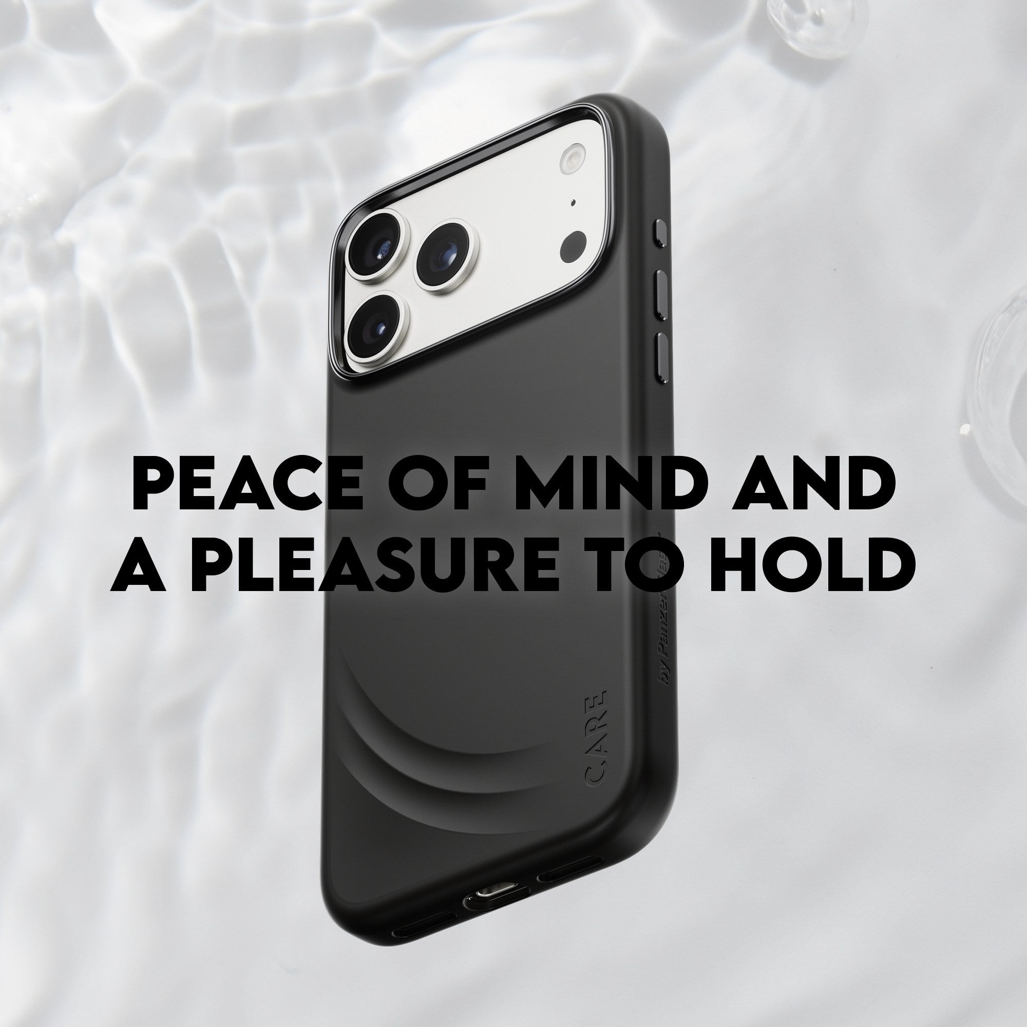 CARE by PanzerGlass® Feature FLOW Case Schwarz m. MagSafe iPhone 17 Pro Max